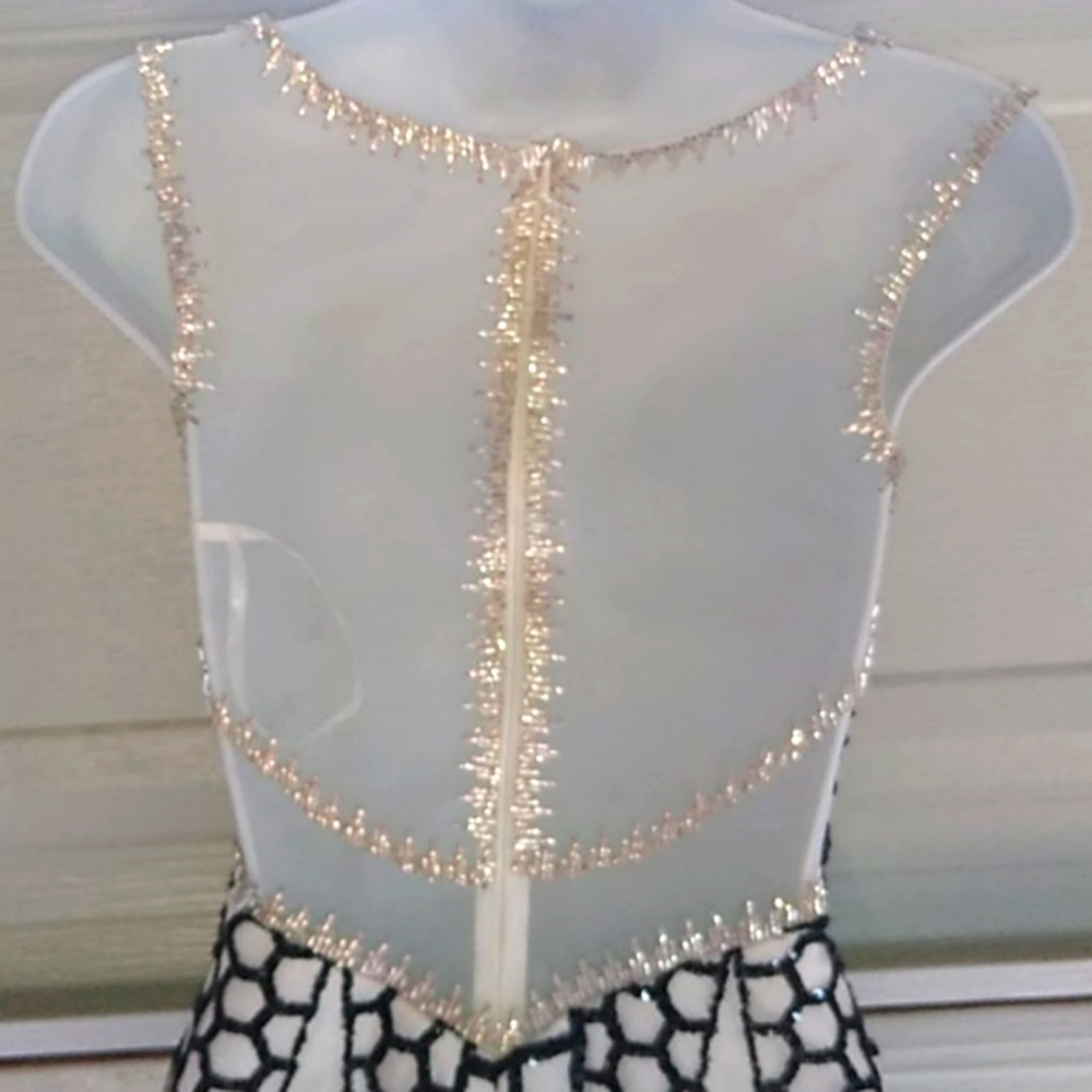 Val Stefani beaded dress Size 0 Association of Wedding Gown Specialists - Picture 11 of 12